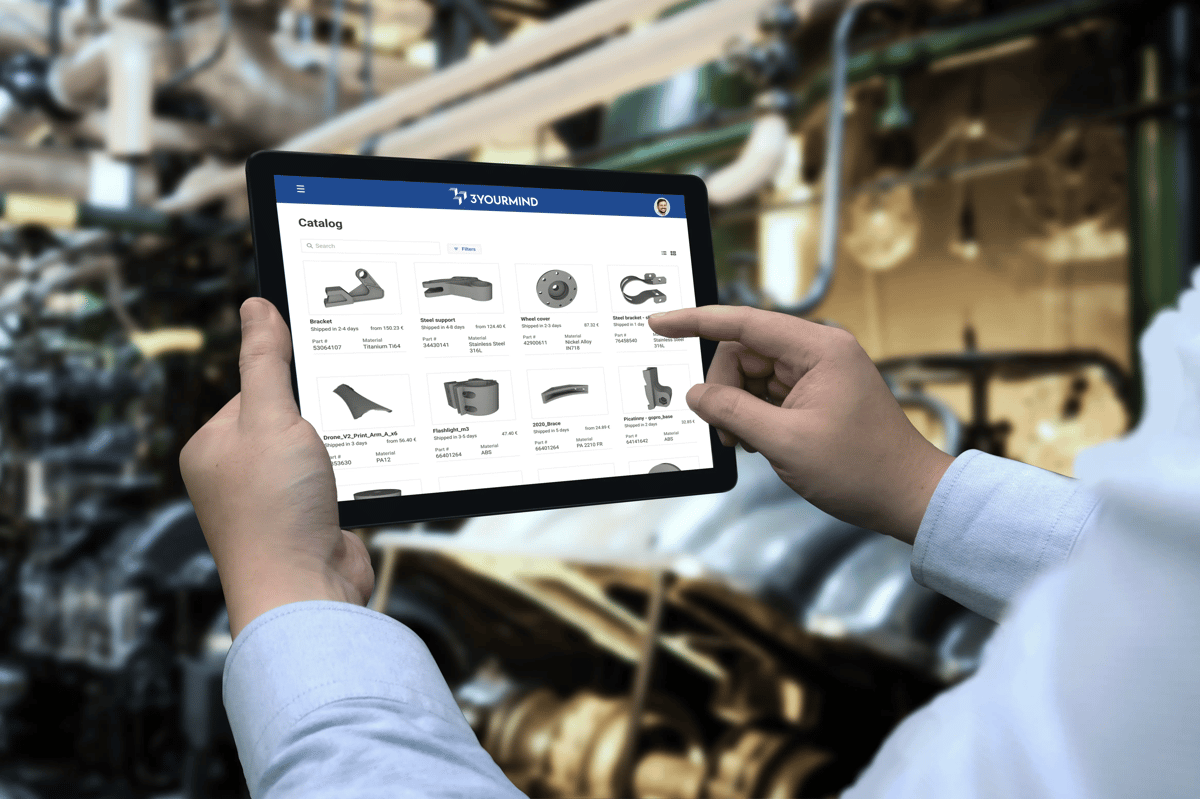 3YOURMIND - digital inventory of parts 